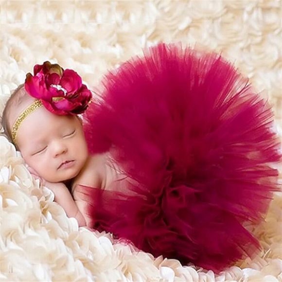 newborn red tutu